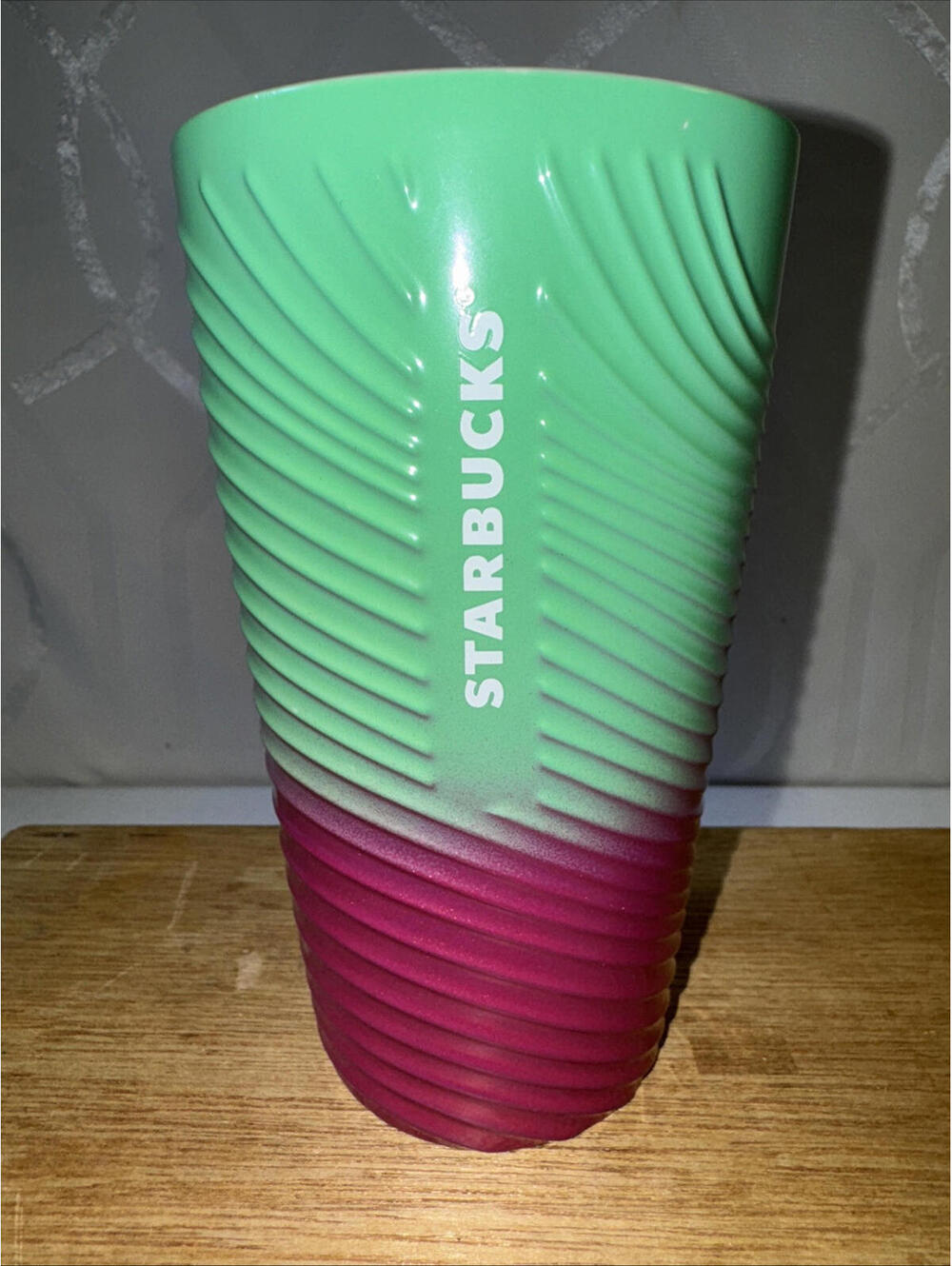 2023 Starbucks Spring Petunia Ceramic Tumbler 6”